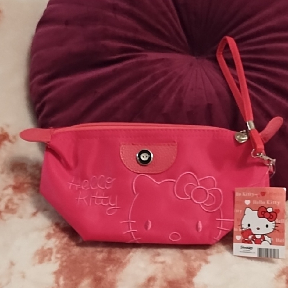 Hello Kitty Pink Cosmetic Bag NWT